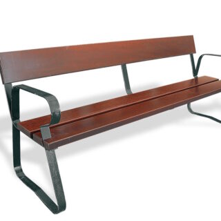 Banco Madrid, tablones madera tratada fungicida, insecticida e hidrofuga 2Mts