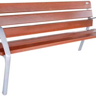 Banco NeoBarcino pies de fundición dúctil, 1,80 Mts. Natural