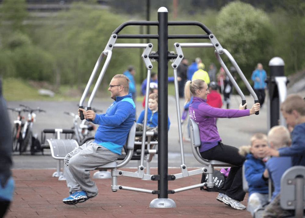 Elementos Saludables PLUS. Mod.-PECTORALES - Chest Press Suelo Blando o Duro. - Imagen 2